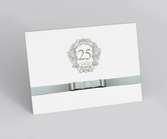 Convite Personalizado Casamento Noivado Aniversário Bodas de Prata 25 Anos