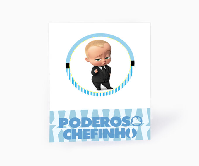 Convite Infantil Poderoso Chefinho (Sem Personalização) Envio Rápido