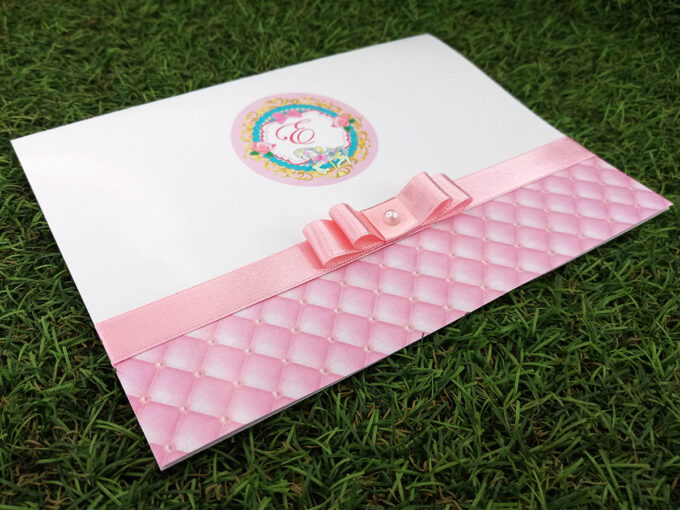 Convite Para Aniversário Tema Carrossel Encantado Rosa