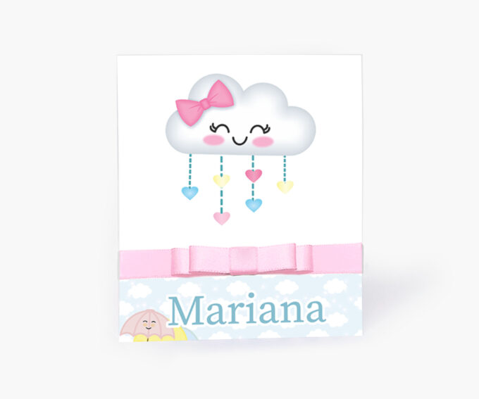Convite para Aniversário Infantil Chuva de Benção