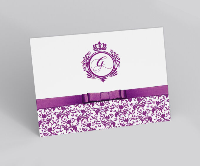 Convite para Aniversário Debutante 15 Anos Personalizado Roxo