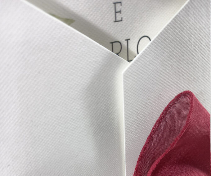 Convite Clássico para Casamento floral marsala Papel Especial Markatto