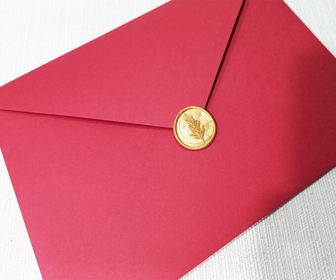 Convite com envelope carta Marsala casamento 15 anos aniversário
