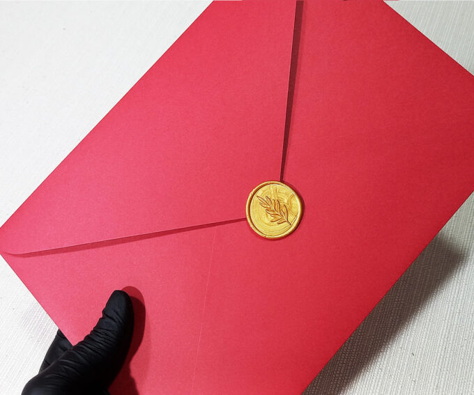 Convite com envelope carta Marsala casamento 15 anos aniversário