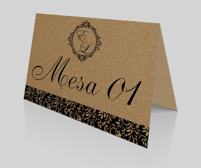 Placa de Mesa Numeração e agradecimento Aniversario Casamento Rústico