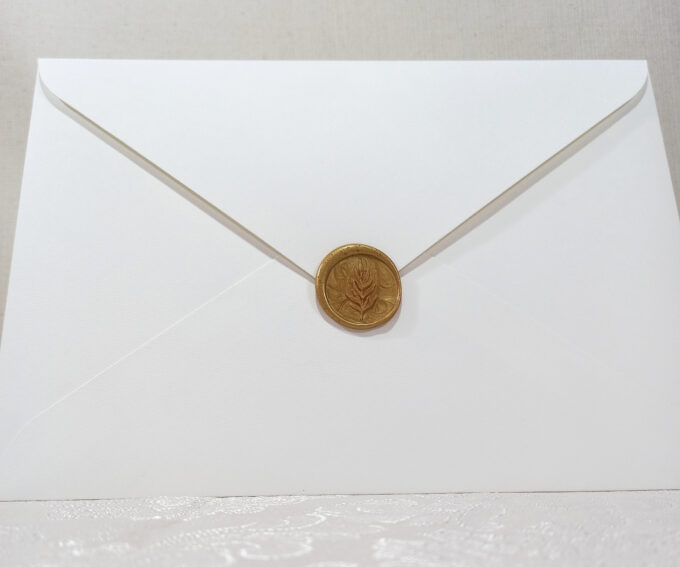 Convite branco e dourado com envelope carta casamento15 anos aniversário Papel especial